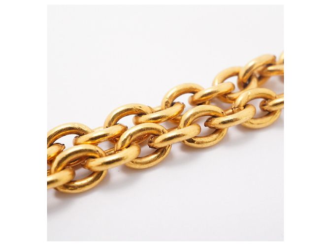 Collier Chanel Coco Mark Circle Doré - vue 6