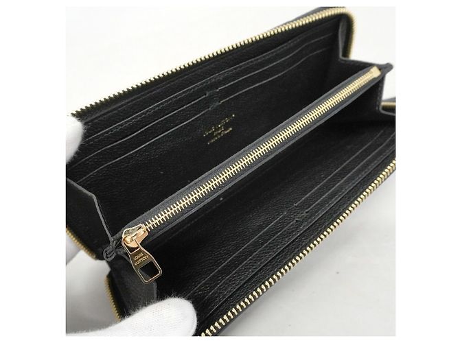 Louis Vuitton Monogram Empreinte Portefeuille Clemence Long Wallet Schwarz - Ansicht 4
