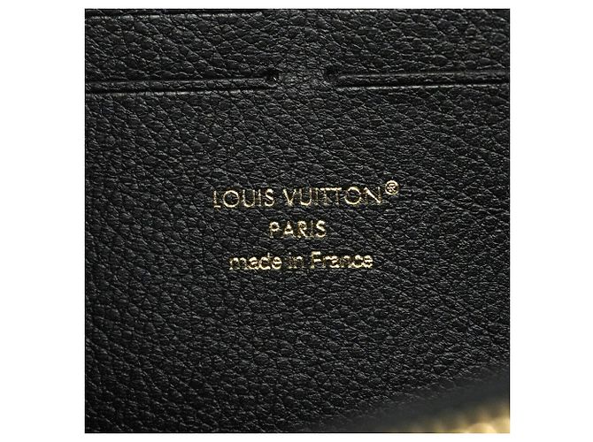 Louis Vuitton Monogram Empreinte Portefeuille Clemence Long Wallet Schwarz - Ansicht 5