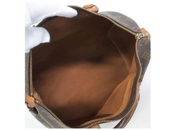 Bolso Louis Vuitton Monogram Speedy 35 Castaño - vista 4