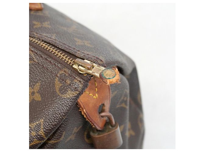 Bolso Louis Vuitton Monogram Speedy 35 Castaño - vista 6