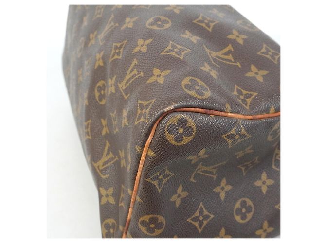 Bolso Louis Vuitton Monogram Speedy 35 Castaño - vista 8