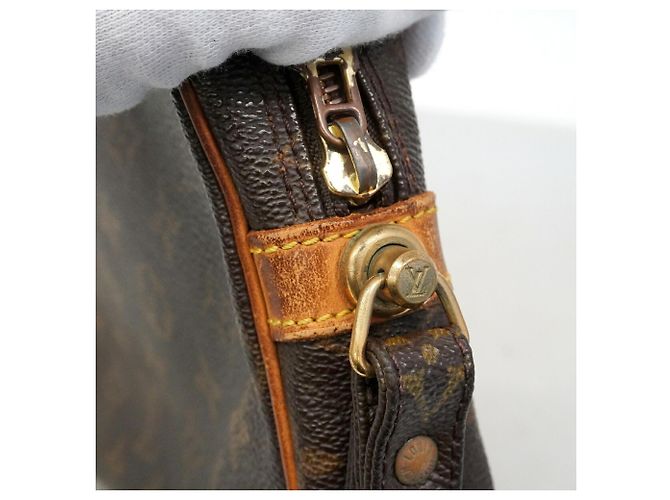 Sac pochette Louis Vuitton Monogram Marly Dragonne GM Marron - vue 7