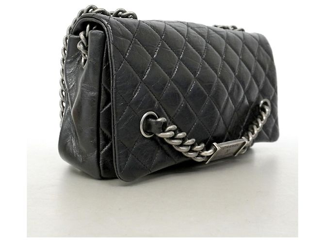 Cambon Borsa a tracolla Chanel in pelle di vitello nera Nero - vista 2
