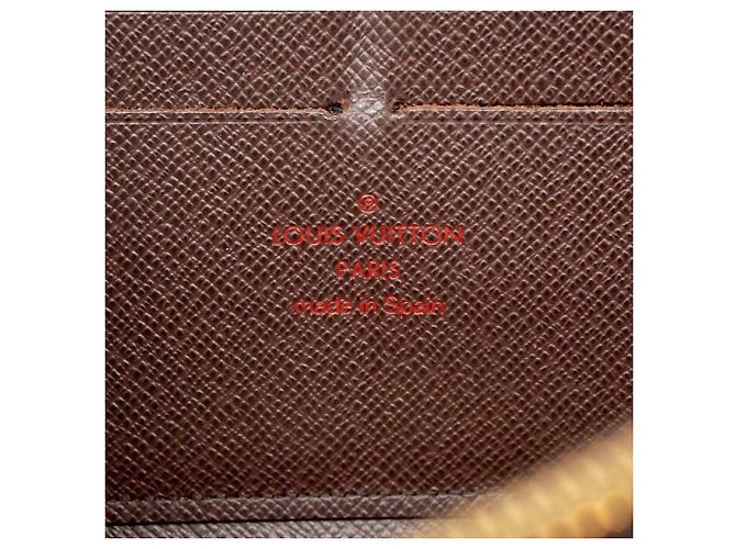 Cartera Louis Vuitton Damier Zippy en Ebene Damier ebene - vista 5
