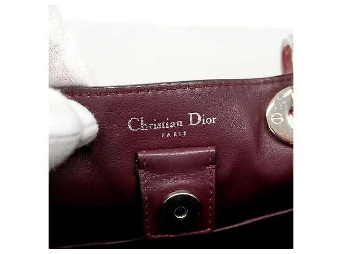 Borsa in pelle Christian Dior Diorissimo Rosa - vista 5