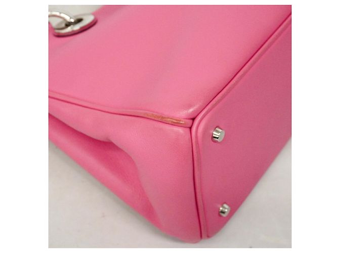 Borsa in pelle Christian Dior Diorissimo Rosa - vista 6