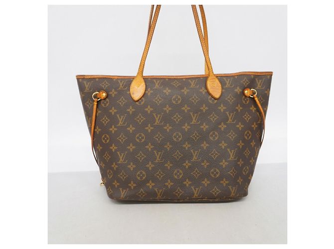 Saco Tote Louis Vuitton Monogram Neverfull MM Marrom - vista 13
