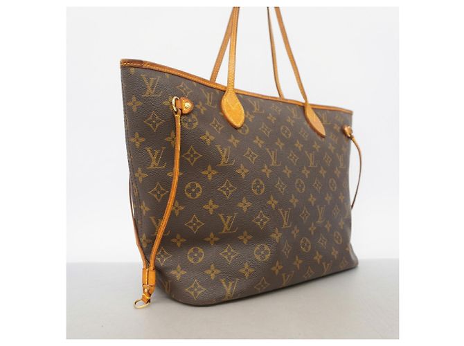 Saco Tote Louis Vuitton Monogram Neverfull MM Marrom - vista 2