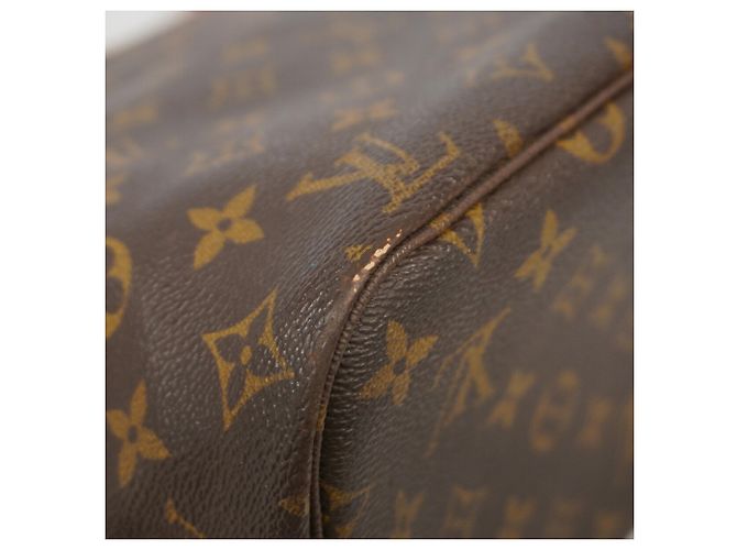 Saco Tote Louis Vuitton Monogram Neverfull MM Marrom - vista 8