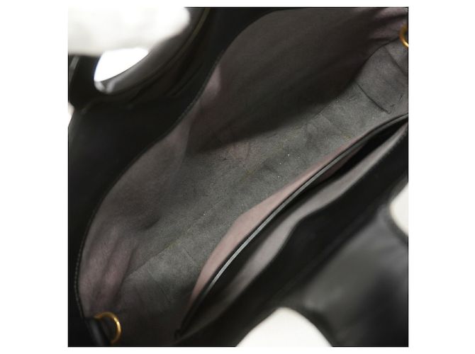 Louis Vuitton Schultertasche aus Epi-Leder Schwarz - Ansicht 4