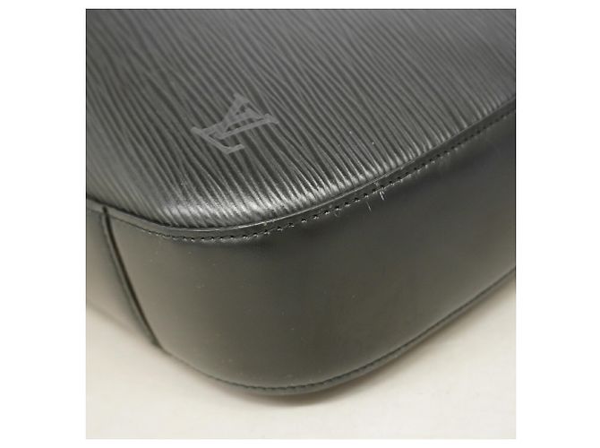 Louis Vuitton Schultertasche aus Epi-Leder Schwarz - Ansicht 7