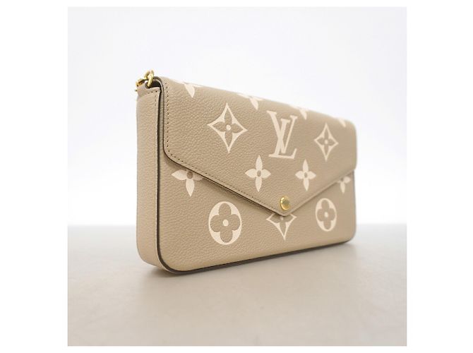 Louis Vuitton Monogram Empreinte Bicolor Pochette Felicie Grau Roh - Ansicht 2