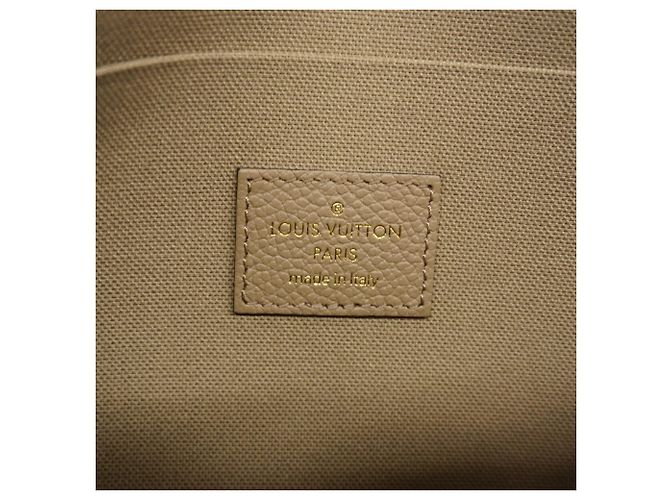 Louis Vuitton Monogram Empreinte Bicolor Pochette Felicie Grau Roh - Ansicht 5