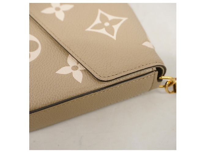 Louis Vuitton Monogram Empreinte Bicolor Pochette Felicie Grau Roh - Ansicht 6
