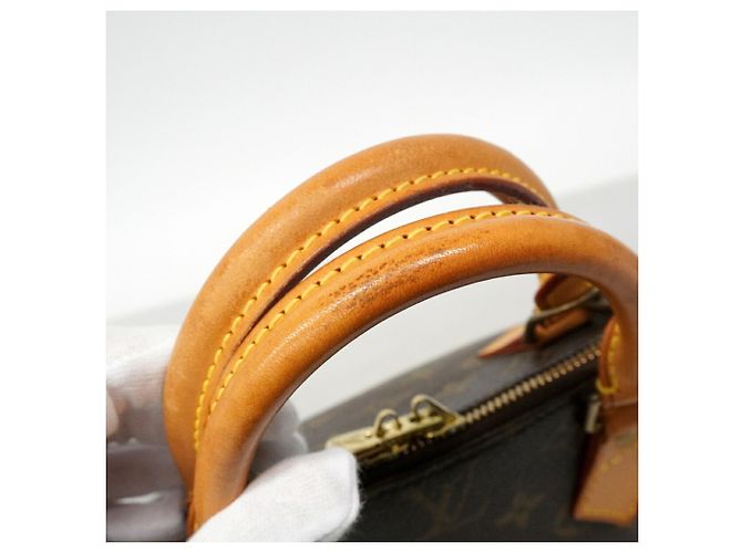 Borsa a mano Louis Vuitton Alma Monogram M51130 Marrone - vista 8