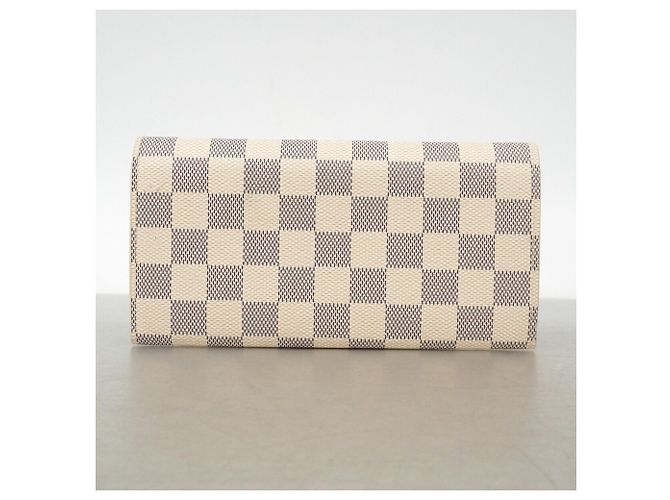 Louis Vuitton Damier Azur Portefeuille Emilie Long Wallet Rosa - vista 8