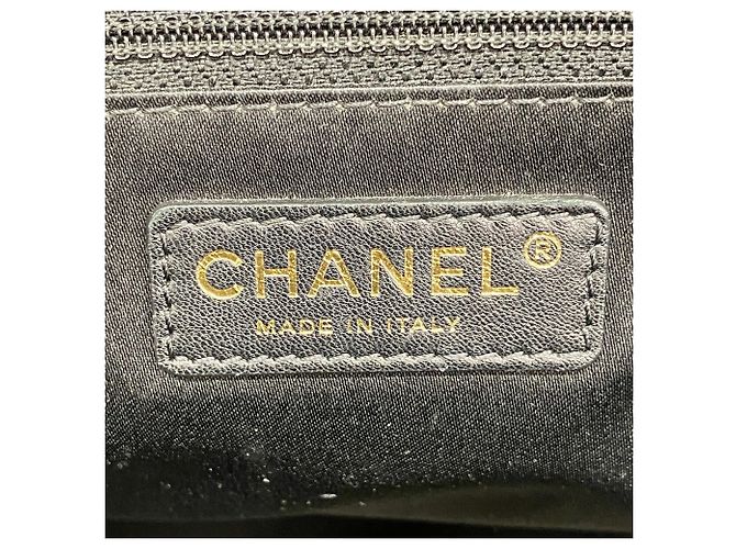 Bolso Tote Chanel de piel de becerro granulada negra Negro - vista 5