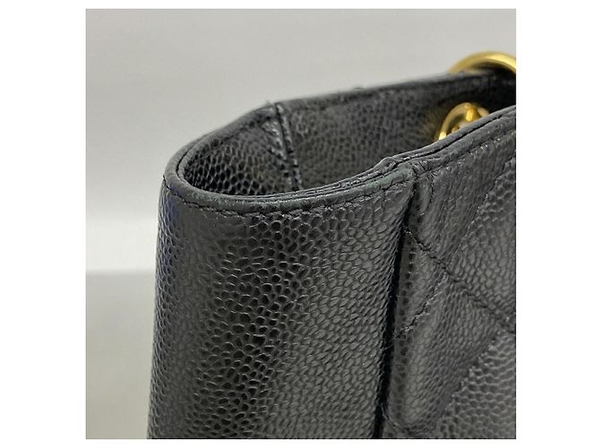 Bolso Tote Chanel de piel de becerro granulada negra Negro - vista 7