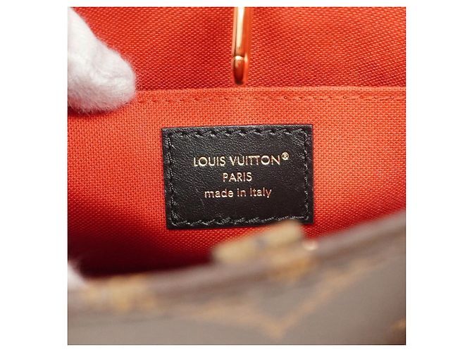 Sac à main Louis Vuitton Monogram Giant Reverse OnTheGo BB Marron - vue 5