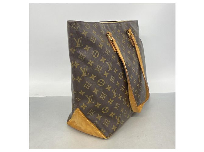 Bolso Cabas Mezzo Monogram Louis Vuitton Castaño - vista 2