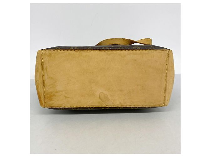 Bolso Cabas Mezzo Monogram Louis Vuitton Castaño - vista 3