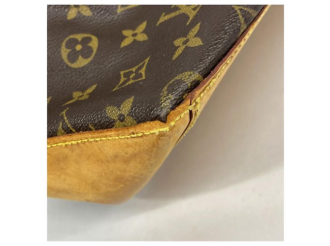 Bolso Cabas Mezzo Monogram Louis Vuitton Castaño - vista 6