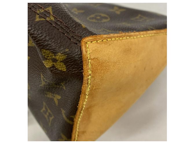 Bolso Cabas Mezzo Monogram Louis Vuitton Castaño - vista 7