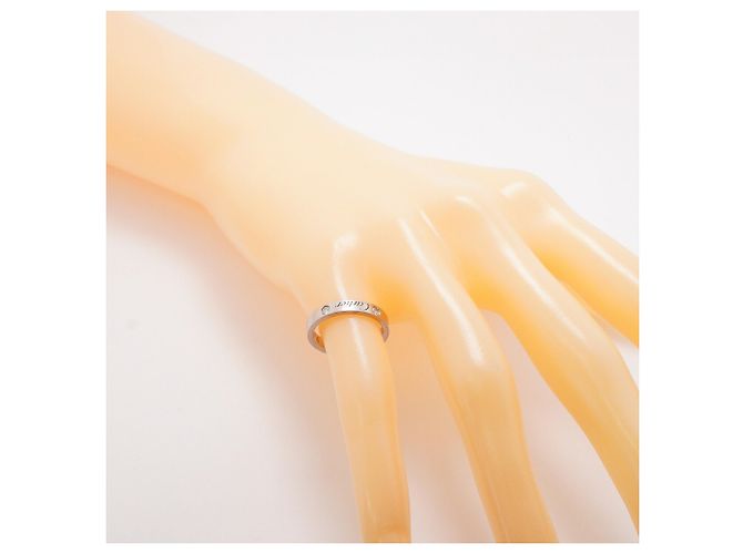 Cartier C de Ring aus Platin und Diamanten - Ansicht 10