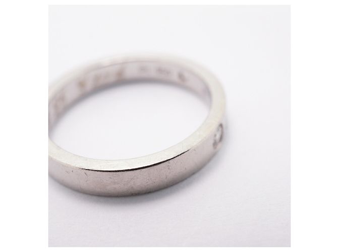 Cartier C de Ring aus Platin und Diamanten - Ansicht 12