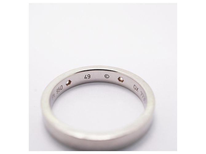 Cartier C de Ring aus Platin und Diamanten - Ansicht 5