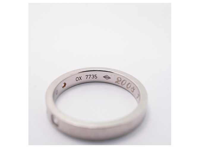 Cartier C de Ring aus Platin und Diamanten - Ansicht 6