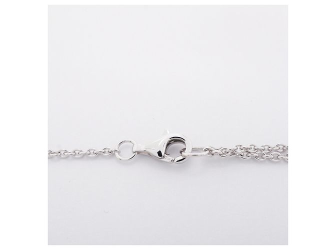 Collana Chanel Camélia in oro bianco 18K con diamante - vista 4