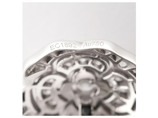Collana Chanel Camélia in oro bianco 18K con diamante - vista 6
