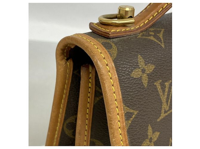 Borsa Louis Vuitton Monogram Bel Air M51122 Marrone - vista 10
