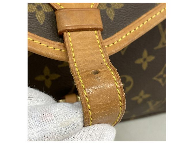 Borsa Louis Vuitton Monogram Bel Air M51122 Marrone - vista 9
