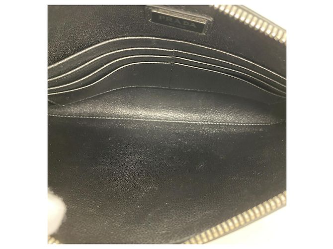 Pochette Prada en cuir Saffiano Noir - vue 4