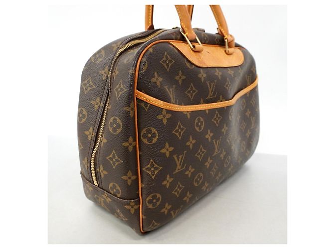 Bolso Louis Vuitton Monogram Deauville Castaño - vista 2