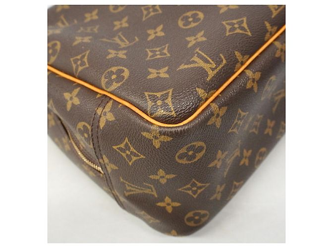 Bolso Louis Vuitton Monogram Deauville Castaño - vista 6