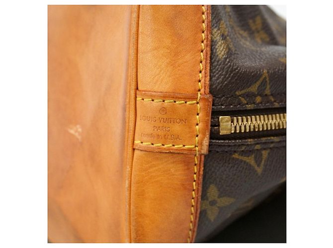 Bolso de mano Louis Vuitton Alma Monogram - M51130 Castaño - vista 5