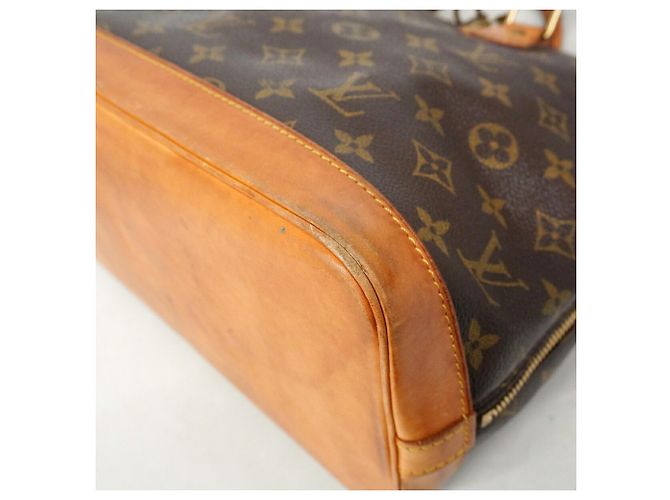 Bolso de mano Louis Vuitton Alma Monogram - M51130 Castaño - vista 6