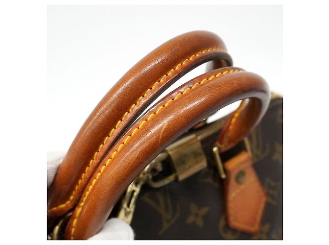 Bolso de mano Louis Vuitton Alma Monogram - M51130 Castaño - vista 8