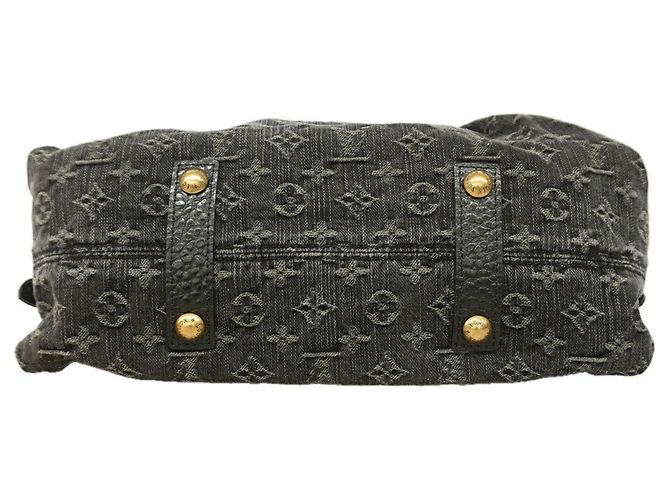 Louis Vuitton Monogram Denim Neo Cavie MM Handtasche Schwarz - Ansicht 3