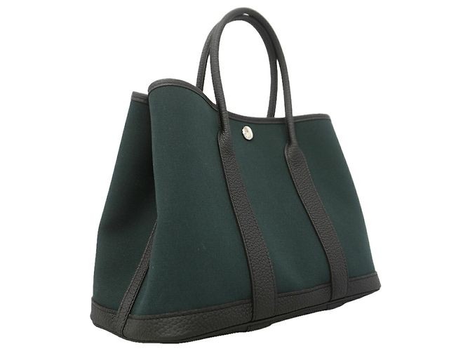 Hermès Saco Tote Hermes Garden TPM Preto Caqui - vista 2