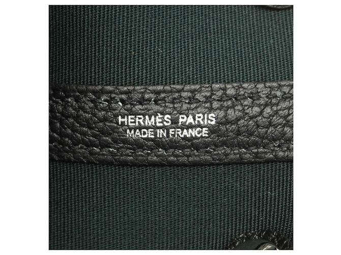 Hermès Saco Tote Hermes Garden TPM Preto Caqui - vista 5