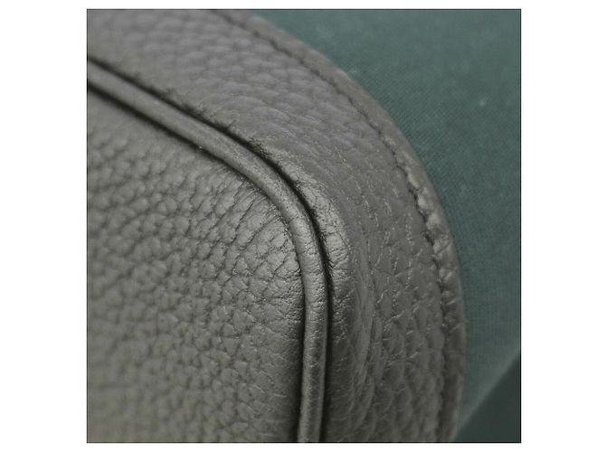 Hermès Saco Tote Hermes Garden TPM Preto Caqui - vista 6