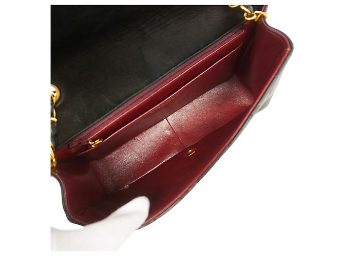 Chanel Diana Chain Schultertasche Schwarz - Ansicht 4