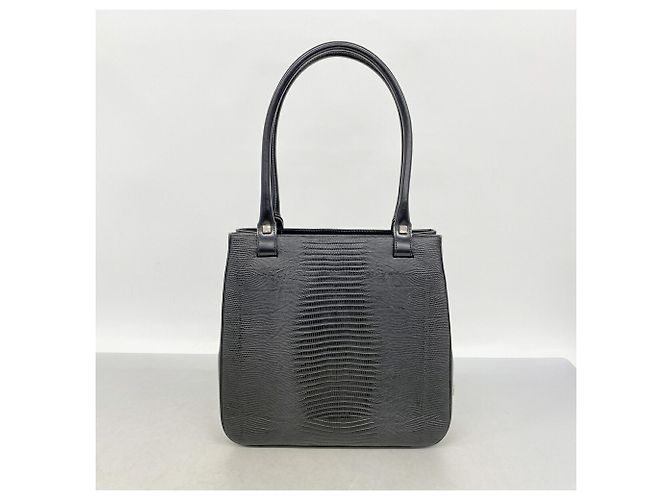 Borsa Tote Salvatore Ferragamo in pelle nera Nero - vista 10