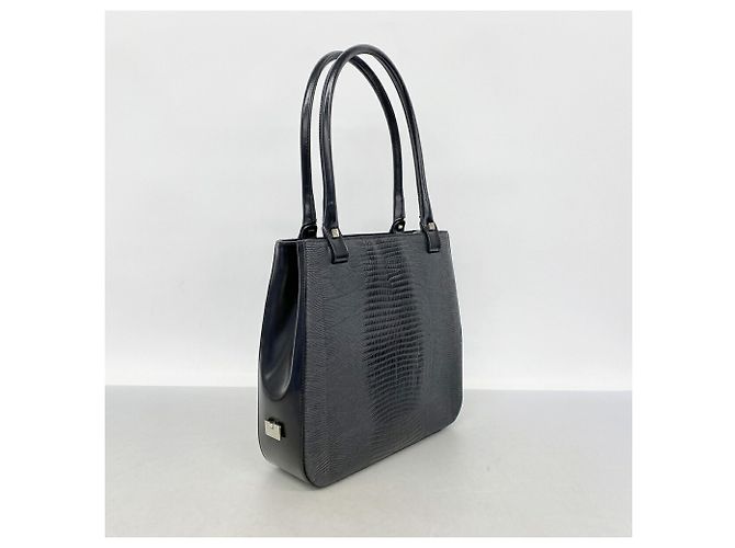 Borsa Tote Salvatore Ferragamo in pelle nera Nero - vista 2