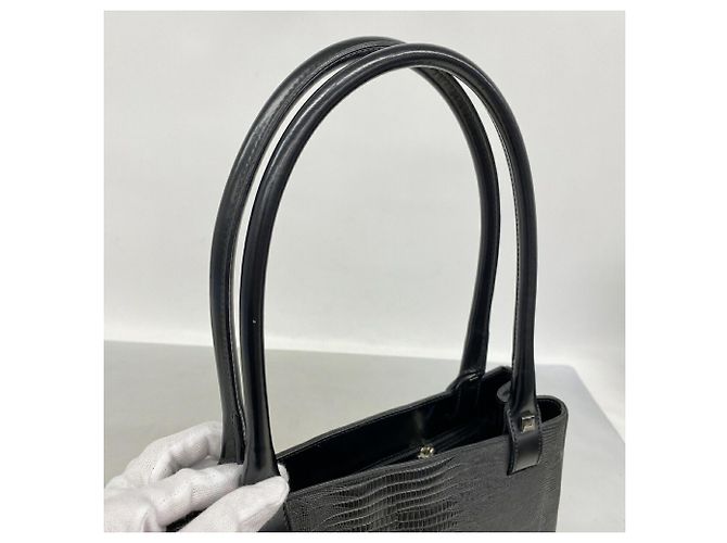 Borsa Tote Salvatore Ferragamo in pelle nera Nero - vista 6